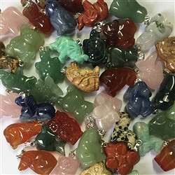 0600021141 Alfiler colgante animales 2cm, mixto, Anilla color plata (50 unid./VE) | Marco Schreier