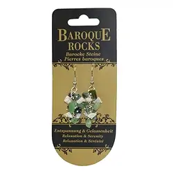 0600040106 Earrings Baroque Combi, Aventurine, Magnesite, Moss Agate | Marco Schreier