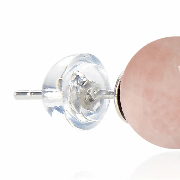 10 Paar Ohrstecker Kugeln, Steine gemischt, 8mm, rhodiniert | Marco Schreier