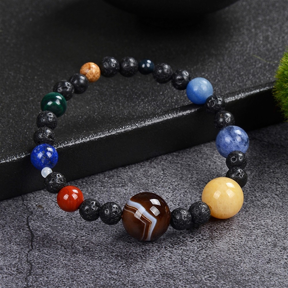 Bracciale "Pianeti", 18,5 cm, con scheda descrittiva in astuccio | Marco Schreier