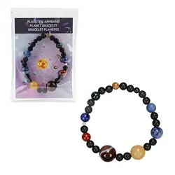 0600050096 Bracelet "Planets", 18.5cm, with description card in pouch | Marco Schreier