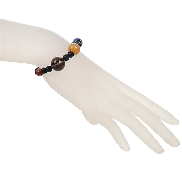 Bracelet "Planètes", 21,5cm, avec carte descriptive en pochette | Marco Schreier