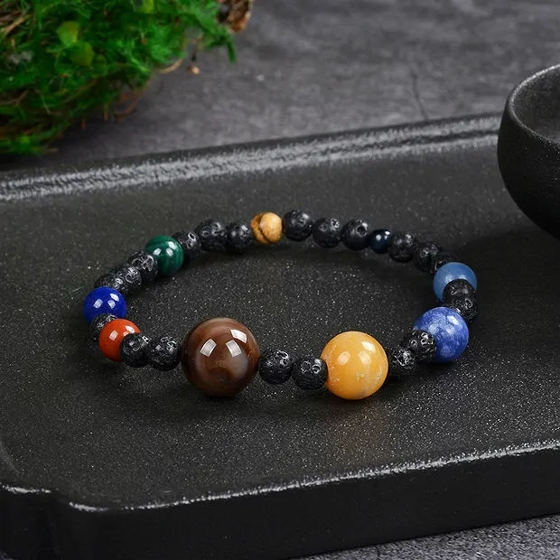 Bracciale "Pianeti", 21,5 cm, con scheda descrittiva in astuccio | Marco Schreier