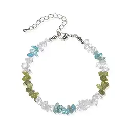 0600050602 Armband Barock Kombi, Bergkristall, Apatit, Peridot | Marco Schreier