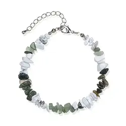 0600050606 Armband Barock Kombi, Aventurin, Magnesit, Moosachat | Marco Schreier