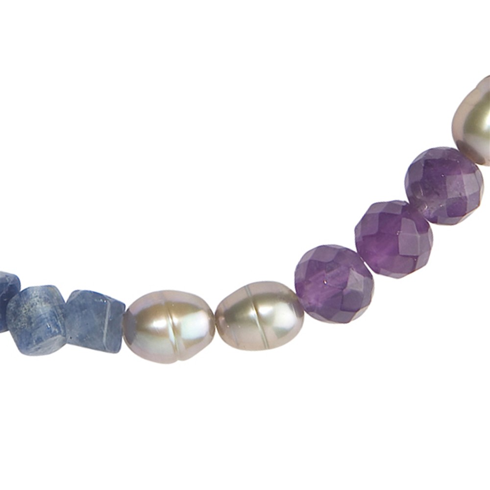 Chakra bracelet "Pearl", 19cm (elastic) | wholesaler gems & healing stones