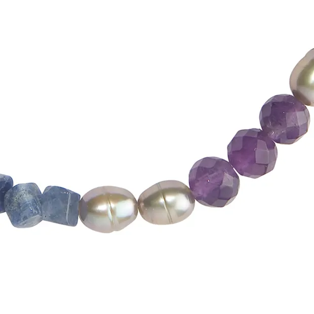 Pulsera chakra "Perla", 19cm (elástica) | Marco Schreier