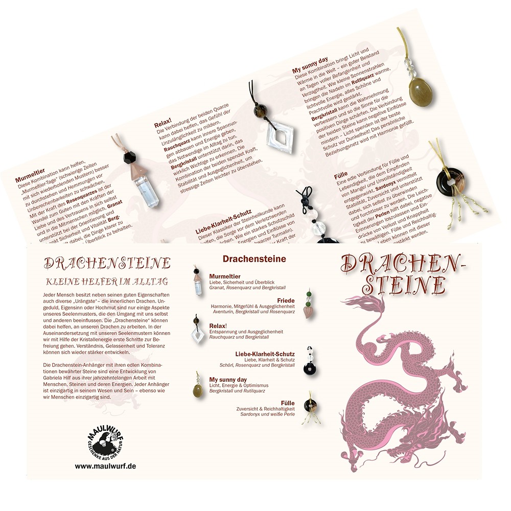 Colgante Dragonstone "Relax" | piedras preciosas, piedras curativas y joyería