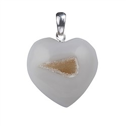 0600125025 Pendentif Agate coeur (28mm), 3,6cm | Marco Schreier