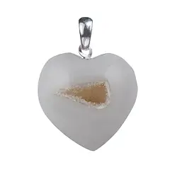 0600125025 Pendentif Agate coeur (28mm), 3,6cm | Marco Schreier