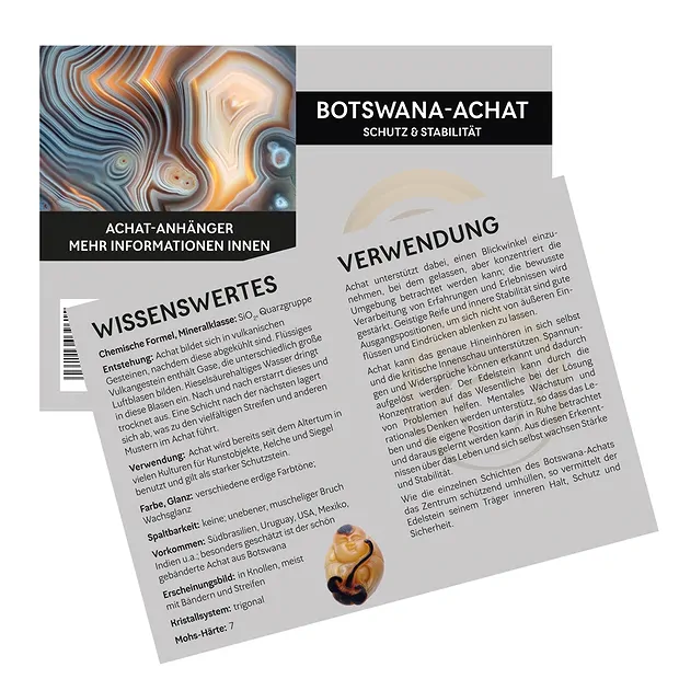 Agate pendant "Protection and stability" | wholesaler gems & healing stones