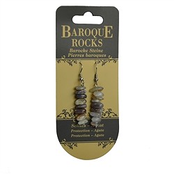 0600140005 Ohrhänger Barock Classic, Achat | Großhändler Edelsteine, Heilsteine & Schmuck