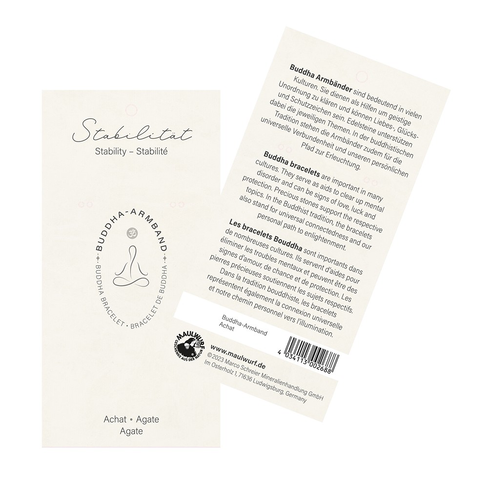 Bracelet de force Agate | Pierres précieuses, pierres thérapeutiques & bijoux