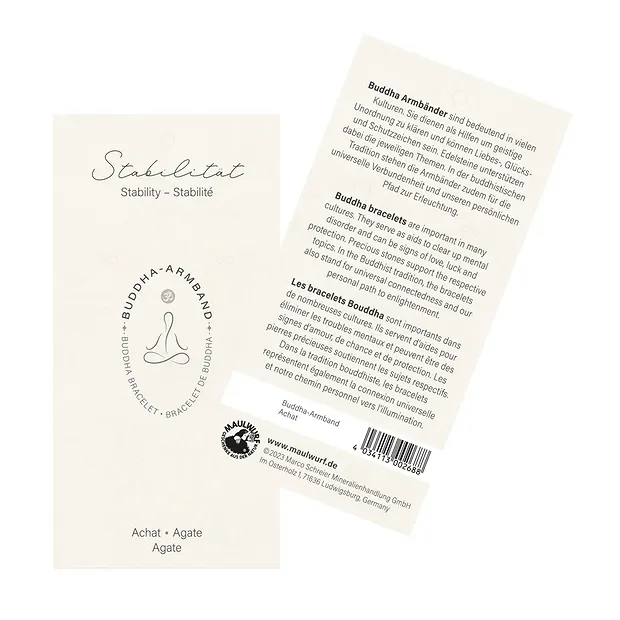 Agate power bracelet | Marco Schreier wholesale - gems, healing stones & jewelry