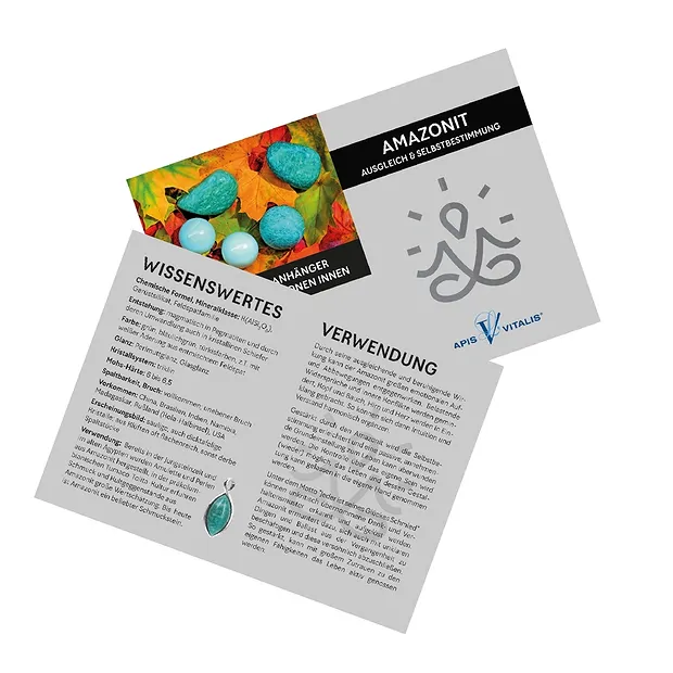 Pendentif Amazonite "Equilibre et autodétermination". | Marco Schreier