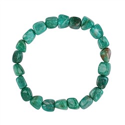 0601150079 Bracelet, Amazonite (Russia), 08-10mm nuggets | wholesaler gems & healing stones
