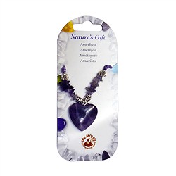 0601218001 Collier en forme de coeur, améthyste, pour support au sol | Marco Schreier