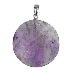 0601225151 Pendentif disque facetté améthyste | Marco Schreier