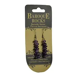 0601240005 Ohrhänger Barock Classic, Amethyst | Großhandel Edelsteine, Heilsteine & Schmuck