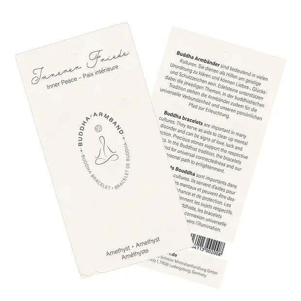 Bracciale del potere in ametista | Gemme Schreier, pietre curative e gioielli