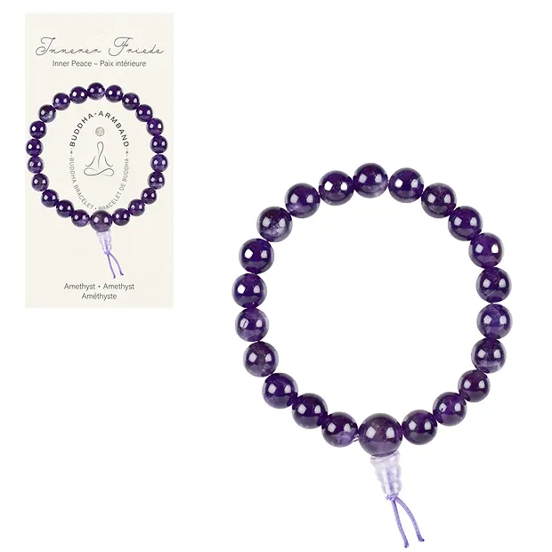 Amethyst power bracelet | wholesaler - gems, precious & healing stones, jewelry