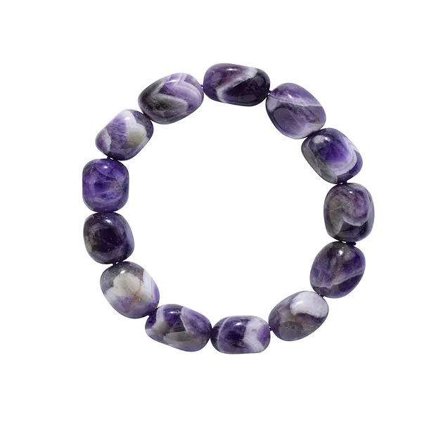 Armband, Amethyst, 10 - 12mm Nuggets | Edelsteine, Heilsteine & Schmuck-Handel
