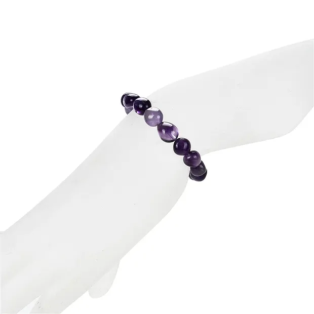 Armband, Amethyst, 10 - 12mm Nuggets | Edelsteine, Heilsteine & Schmuck-Handel