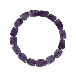 0601250021 Armband, Amethyst, 10-12mm Nuggets | Großhandel Edelsteine, Heilsteine & Schmuck