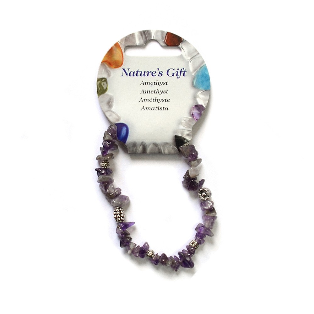 Splitterarmband, Amethyst, für Bodenständer | Edelsteine, Heilsteine & Schmuck