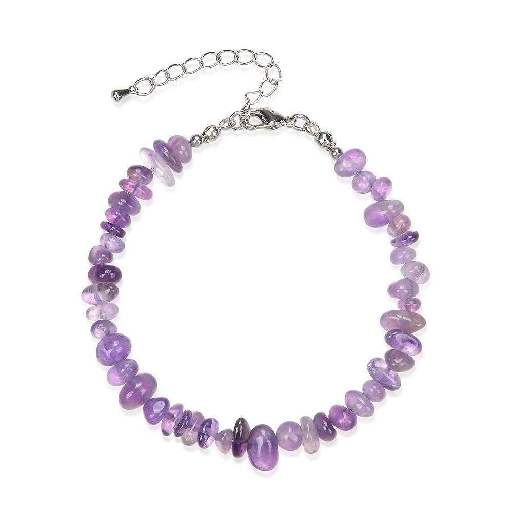 Bracciale Barocco Classico, ametista | grossista gemme e pietre curative
