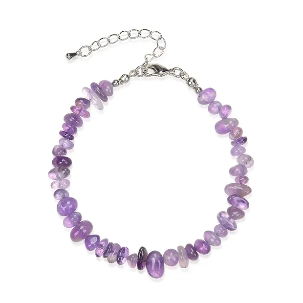 Bracciale Barocco Classico, ametista | grossista gemme e pietre curative