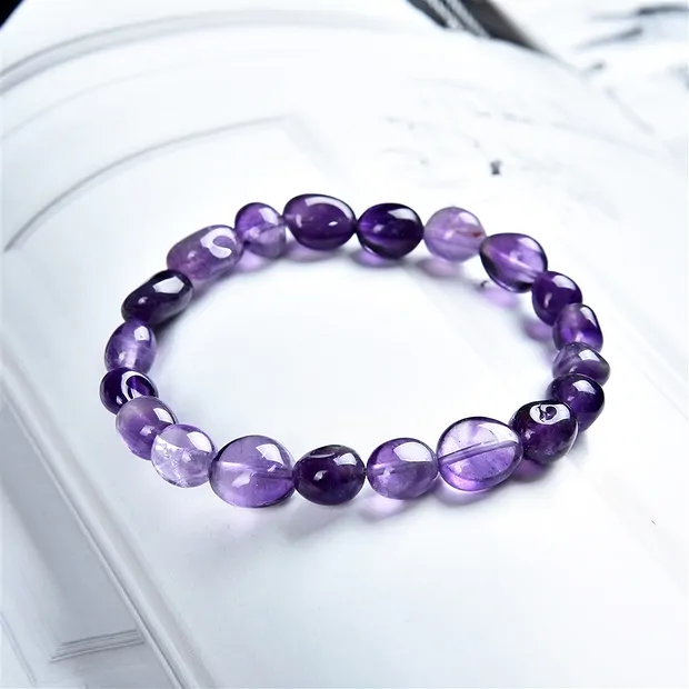Armband, Amethyst extra, 06-08mm Nuggets | GH Edelsteine, Heilsteine & Schmuck