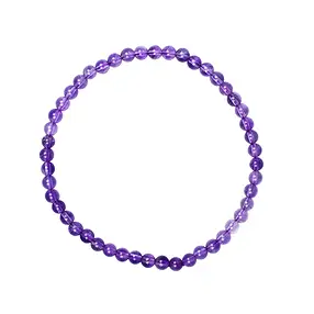 Bracelet, Améthyste extra, 04mm perles rondes | Marco Schreier