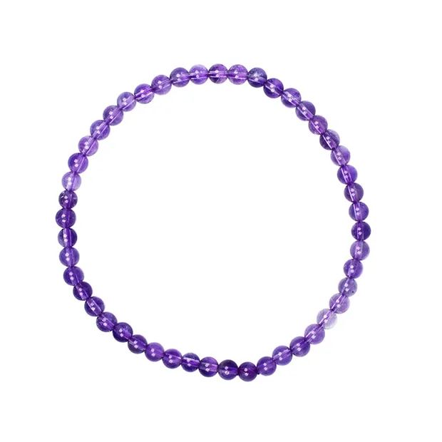 Bracelet, amethyst extra, 04mm beads | wholesaler gems, healing stones & jewelry