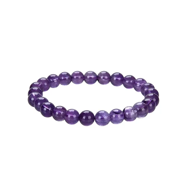 Armband, Amethyst extra, 08mm Kugeln | Schreier Edelsteine, Heilsteine & Schmuck
