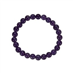 0601250108 Armband, Amethyst extra, 08mm Kugeln | Schreier Edelsteine, Heilsteine &amp; Schmuck