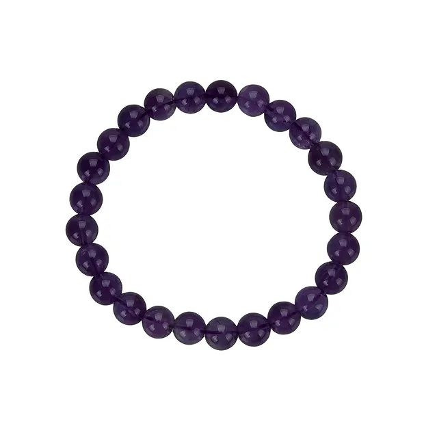 Armband, Amethyst extra, 08mm Kugeln | Schreier Edelsteine, Heilsteine & Schmuck
