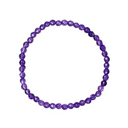 0601251041 Armband, Amethyst extra, 04mm Kugeln, facettiert | Marco Schreier