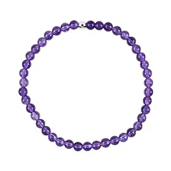 0601260020 Bracciale, ametista, perline da 04 mm | grossista gemme e pietre curative