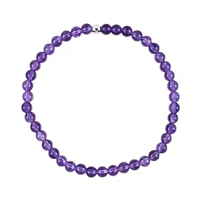 Bracelet, amethyst, 04mm beads | minerals trade - gems, healing stones & jewelry