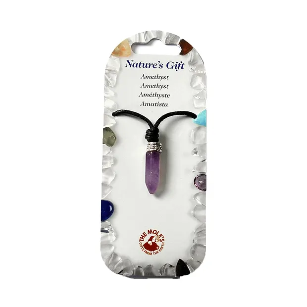 Stift-Anhänger, Amethyst, für Bodenständer | GH Edelsteine, Heilsteine & Schmuck