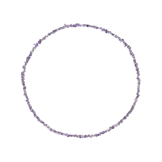 Necklace (sliver necklace), amethyst, 90cm, endless | Marco Schreier