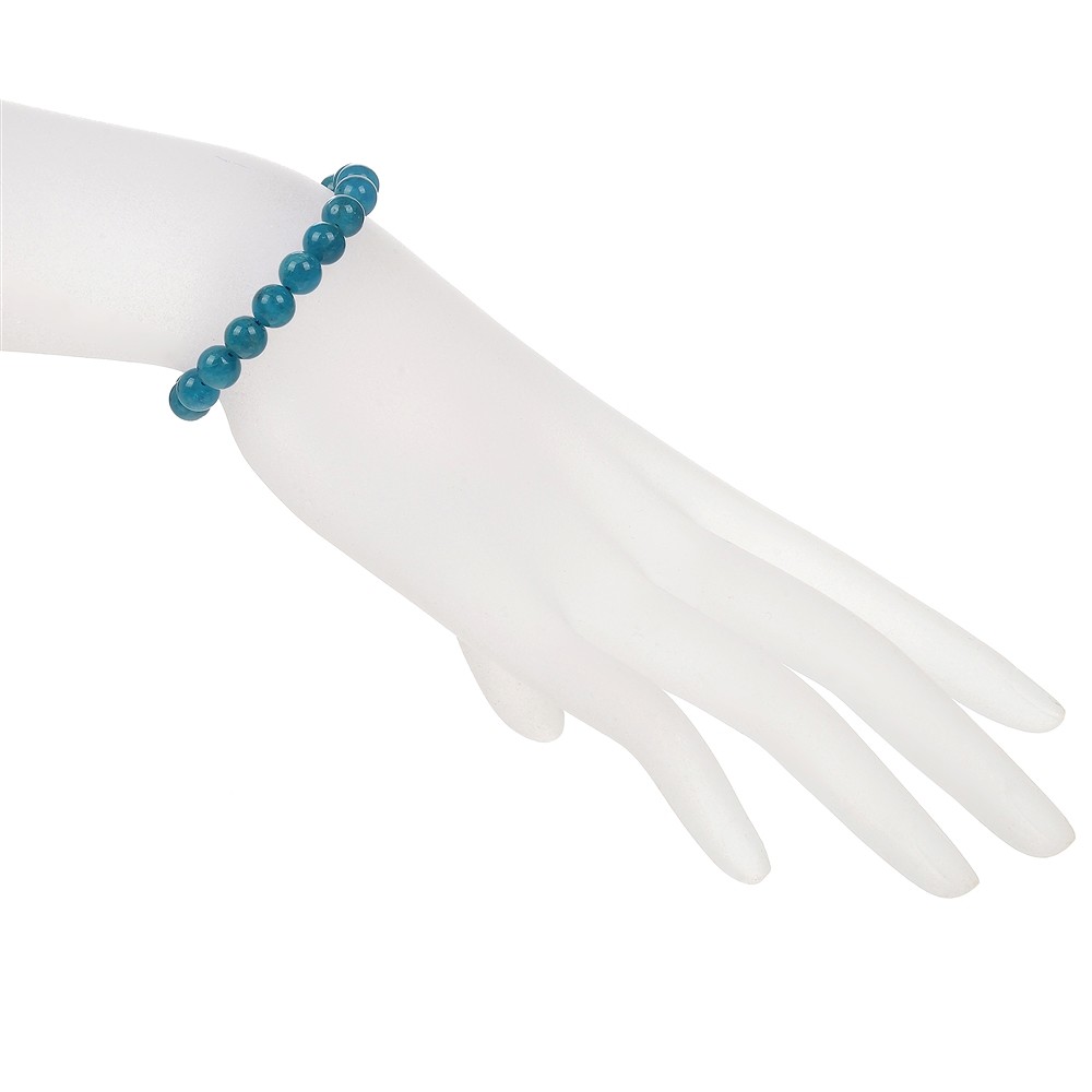 Bracciale, apatite (stab.), perle di 06 - 07 mm | Marco Schreier