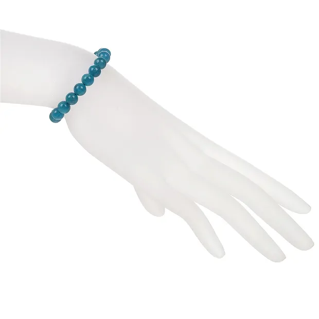 Bracciale, apatite (stab.), perle di 06 - 07 mm | Marco Schreier