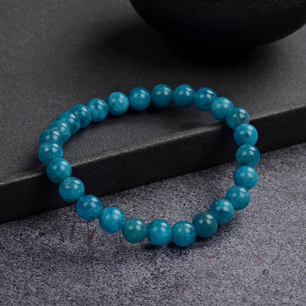 Bracciale, apatite (stab.), perle di 06 - 07 mm | Marco Schreier