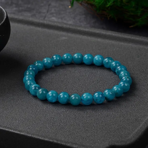 Pulsera, apatita (estabilizado), 06 - 07mm cuentas | Marco Schreier