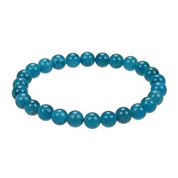 0602050023 Bracelet, apatite (stab.), 06 - 07mm billes | Marco Schreier