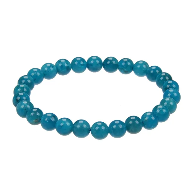 Pulsera, apatita (estabilizado), 06 - 07mm cuentas | Marco Schreier