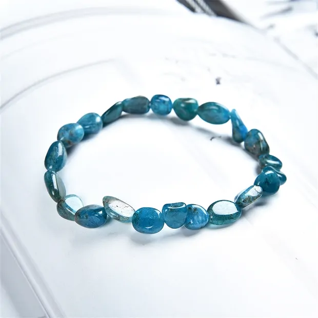 Armband, Apatit dunkel (stab.), 06-08mm Nuggets | Marco Schreier