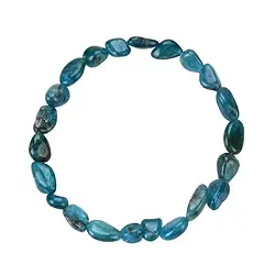 0602050079 Bracelet, dark apatite (stab.), 06-08mm nuggets | gems, healing stones & jewelry